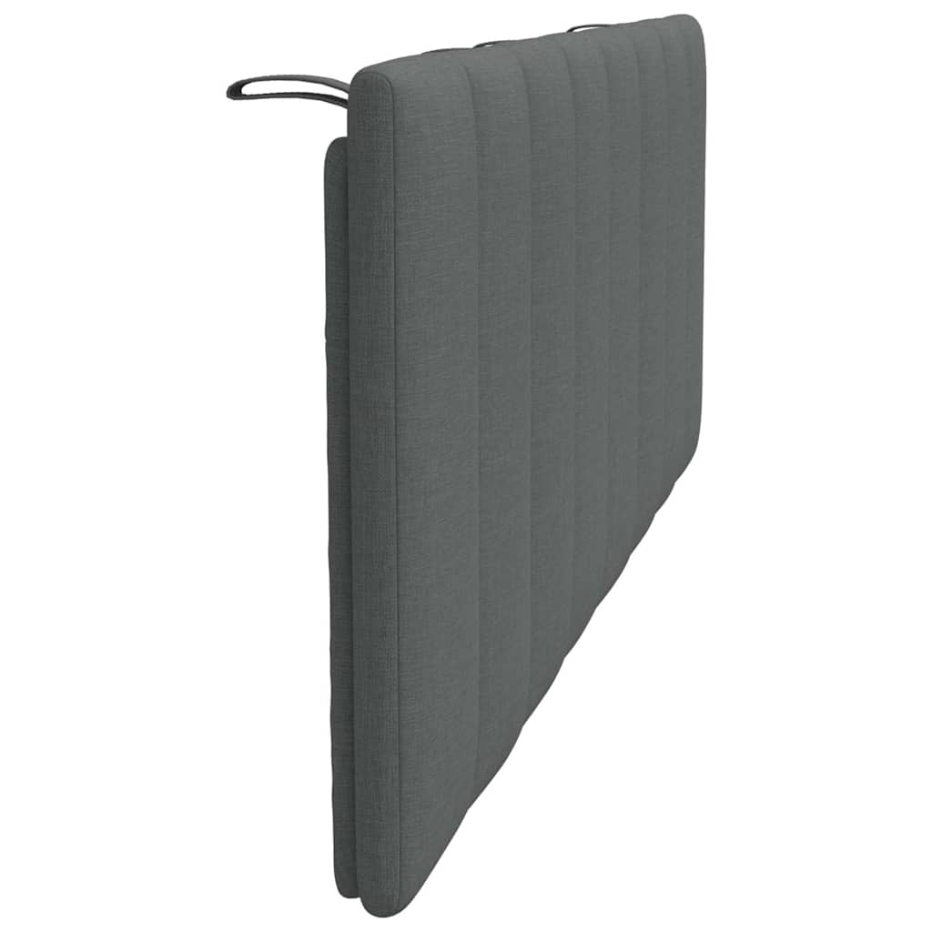 Headboard Cushion Hanko Dark Gray 120 cm Fabric