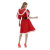 Delux Women's Christmas Santa Costumes Mrs Miss Claus Fancy Dress Adult Outfit