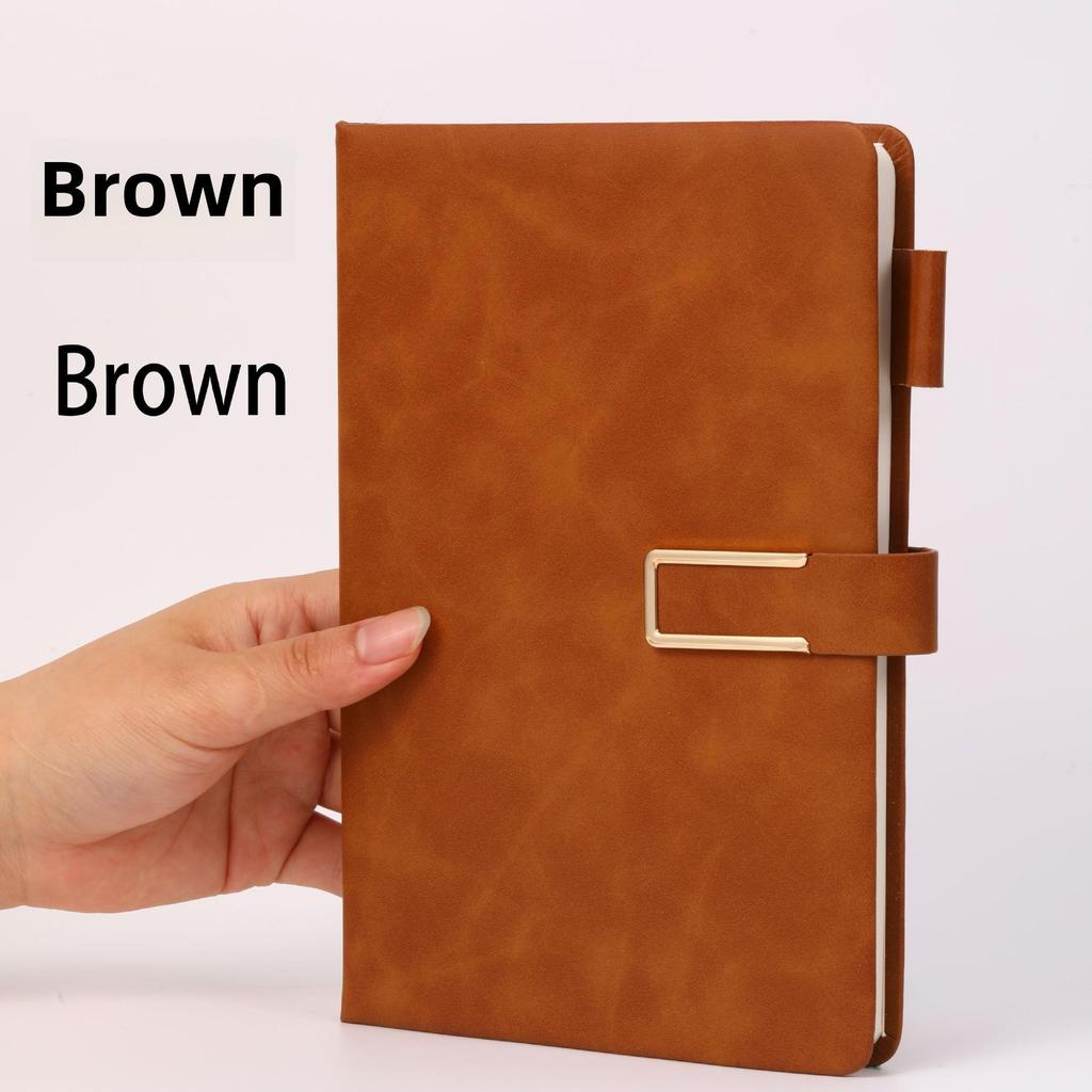 Персонализация офисного блокнота формата А5 с пряжкой-логотипом