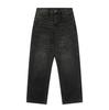 Jeans High Street Embroidery Trendy Casual Straight Leg
