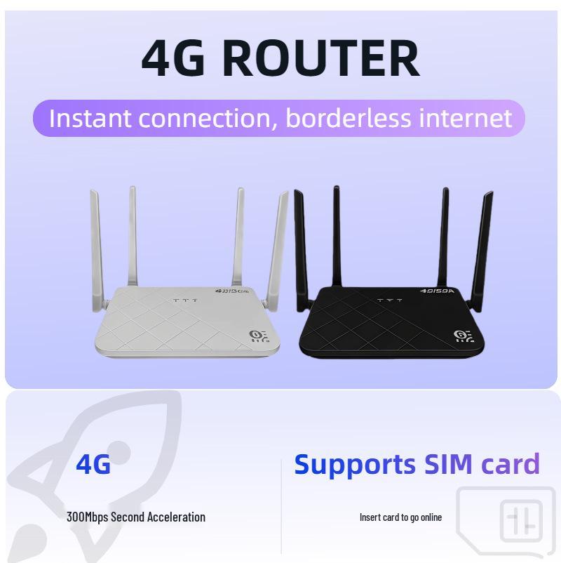 4G WiFi6 роутер с SIM-картой, 300 Мбит/с, один Ethernet-порт - Малайзия, Мьянма, Вьетнам CPE108.