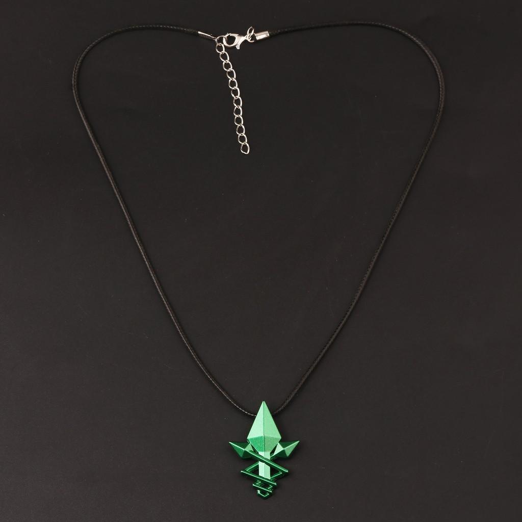 Mushoku Jobless Tensei Reincarnation Green Arrow Jewelry Alloy Pendant Gift
