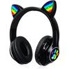 Casque Bluetooth - OHAANYY - Enfants - Oreilles De Chat - LED Multicolores - Autonomie 5-10h