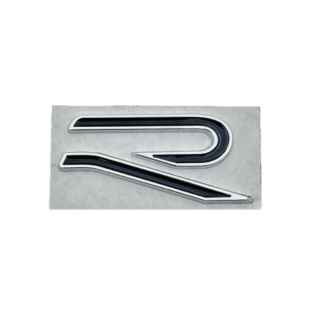 Black Warrior Golf 8 R-Line Rear Emblem - GTI English Letters Car Modification