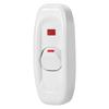 AC 250V 10A Inline ON/OFF Table Desk Lamp Cord Cable Switch with LED Indicator Light White