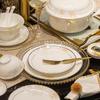 Mode Lanka 56-Piece Ceramic Wedding Dinnerware Set for 10