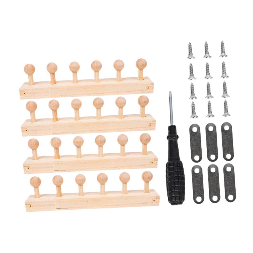 Прочный набор ткацкого станка из сосны для изготовления объемных пледов, ручной расширяемый вязальный набор, подарок для начинающих и взрослых, для домашних поделок