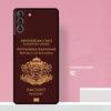 Чехол для телефона с флагом Болгарии и паспортом для Samsung Galaxy S25 S26 Ultra S20 S21 S22 S23 S24 S10 Plus S25 FE Чехол Coque