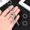 Camping Travel Goods Titanium Alloy Portable Holder EDC Keychain Keyring Buckle Key Ring