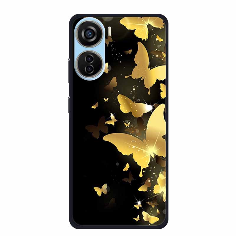 Для ZTE Axon 40 LITE Чехол Популярное Изображение Черный Силикон Мягкая Задняя Крышка Чехол Для ZTE Axon 40 Lite Чехол 40Lite Чехол для Телефона Coque
