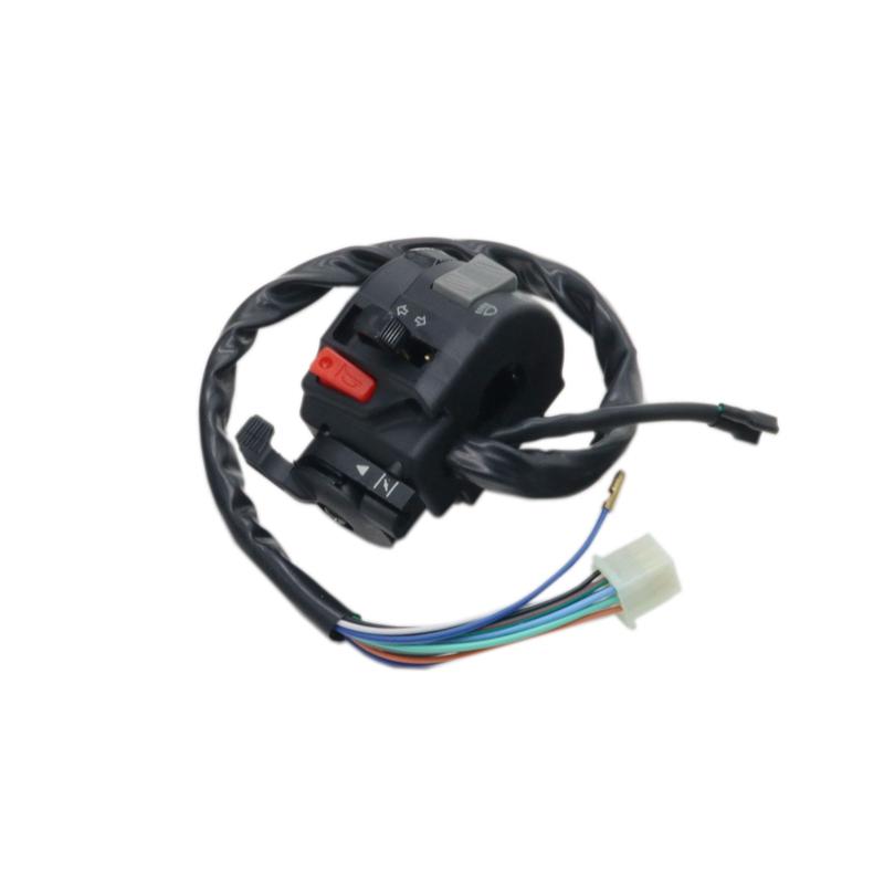 LMoDri переключатели для мотоциклов, кнопка звукового сигнала для мотоцикла, сигнал поворота, электрическая противотуманная фара, пусковой переключатель контроллера на руле для