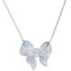Новое модное элегантное женское ожерелье с бантом и бриллиантами, помолвочное ожерелье для женщин, простое ювелирное украшение на годовщину свадьбы