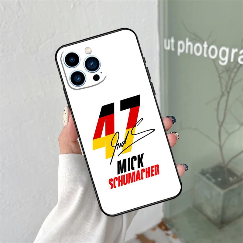 Силиконовый мягкий чехол Schumacher для iPhone 17 Air 11 14 15 16 Pro Max 12 13 Mini 16 Plus 16e Задняя крышка