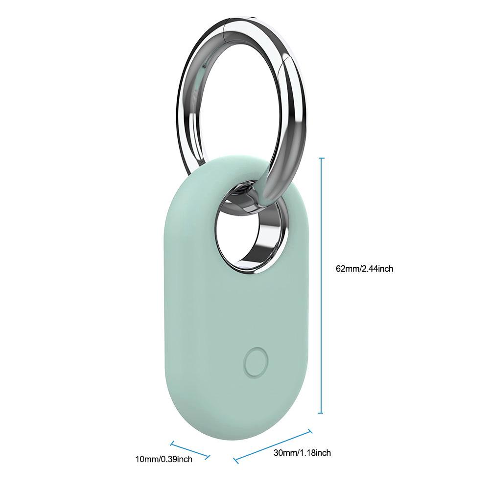 Новый силиконовый чехол ударопрочный антицарапанный с брелоком для Galaxy SmartTag2(Гре