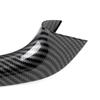 For BMW X3 X4 G01 G02 2018-2022 Interior Inner Door Handle Trim Cover Carbon Fiber Look Black ABS Plastic