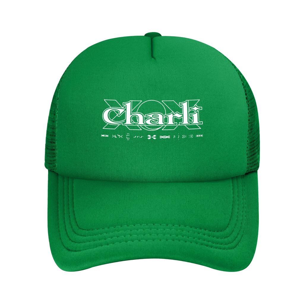 Charli XCX Brat Mesh Baseball Cap Unisex Women Vintage Trucker Hats Club Classics Pop Music Brat Album Adjustable Summer Golf Hats