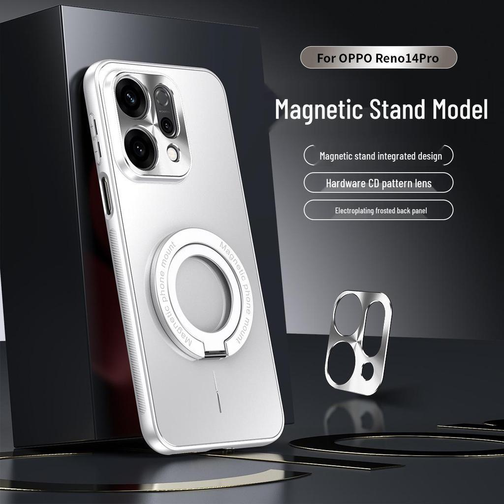 Чехол для телефона Oppo Reno14/Reno14 Pro с полной защитой от падений, защитой камеры и поддержкой беспроводной автомобильной зарядки