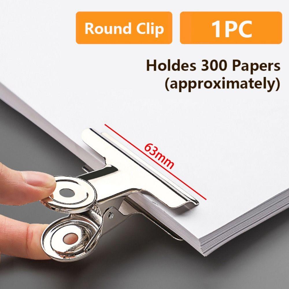 Universal Mountain Shaped Clip Stainless Steel Bill Clip Multifunctional Clamp  School Office