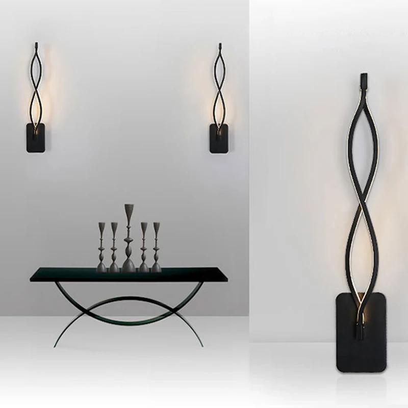 Современный минималистский светодиодный настенный светильник, домашний декор, настенное бра для гостиной, спальни, прикроватные люстры, украшение для фона