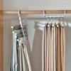 Magic Trouser Rack  Wardrobe Storage Hangers Stainless Steel Folding Pant Rack Tie Hanger Shelves Bedroom Closet Organizer