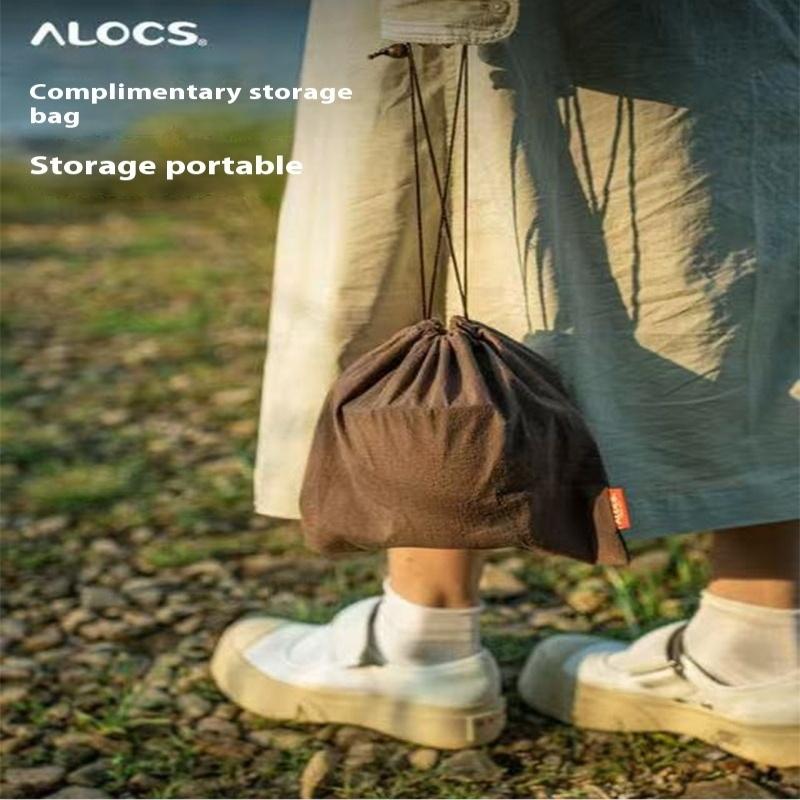 Alocs Outdoor Camping 3200W Четырехтопливная плита - Твердый анод ветрозащитный, 520 г, для кемпинга/выживания (Алкоголь/Газ/Дрова)