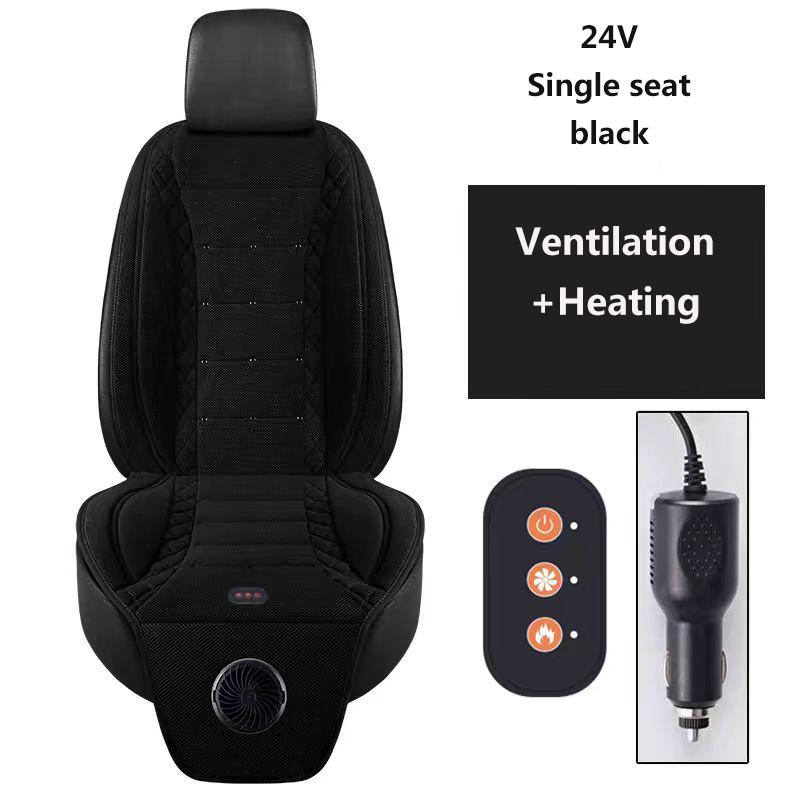 12/24 В Автомобильная Вентиляция Подушка Сиденья Лето Охлаждение Зима Отопление Коврик Сиденья Выдувная Вентиляция Авто Старт Стоп Накладка Салон Автомобиля