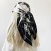 Silk Scarf Large Square Scarf Women's New 90cm Headband Satin Scarf Satin Scarf Sateen Large Square Scarf Printed Shawl