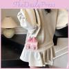 Pattern Bow Letter Solid Color Leather Children Shoulder Chain Shoulder Bag