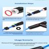 IP67 Водонепроницаемый RJ45 Соединитель, Прямой Разъем для Сети Ethernet, Адаптер-Удлинитель для Наружного LAN Кабеля