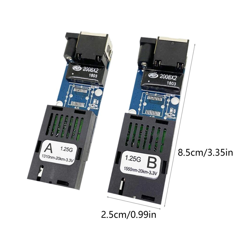 1 пара Rj45 трансивер 3KM fibra коммутатор Gigabit SC Ethernet Fiber коммутатор 1000M A/B мини медиаконвертер