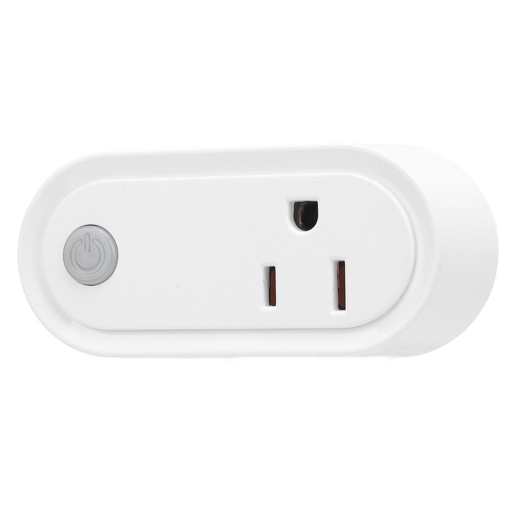Умная вилка 15А Мониторинг энергопотребления Управление через приложение Поддержка голосового управления WiFi розетка для бытовой техники