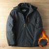 Men's Outdoor Leisure Plus Velvet Autumn and Winter Thickened Tooling Jacket Windproof and Waterproof Outdoor Mountaineering Suit