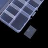 Storage Case Detachable Plastic Square Fishing Tackle Box Fishing Box 10 Compartments Storage Box