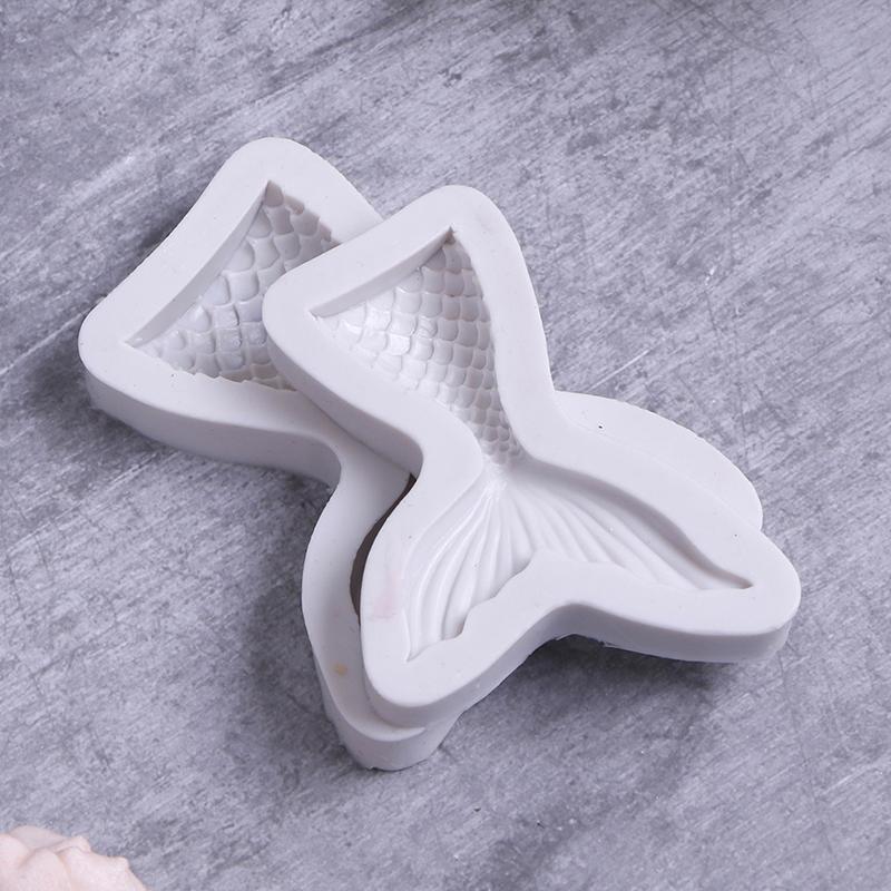 Хвост русалки, жидкая силиконовая форма для торта, форма для помадки, форма для украшения кондитерских изделий