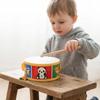 Montessori Instrument Hand Drum Toys Double Sided Wood Kids Drum Toys  Children Preschool