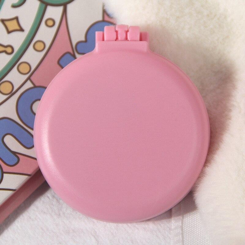 Small Size Hair Comb with Folding Mirror Traveling Portable Massage Folding Comb Women Girl Hair Brush with Mirror Styling Tools