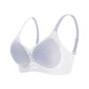 Lace V-neck underwear ultra-thin breathable no steel ring bra adjustable breast light and thin versatile bra