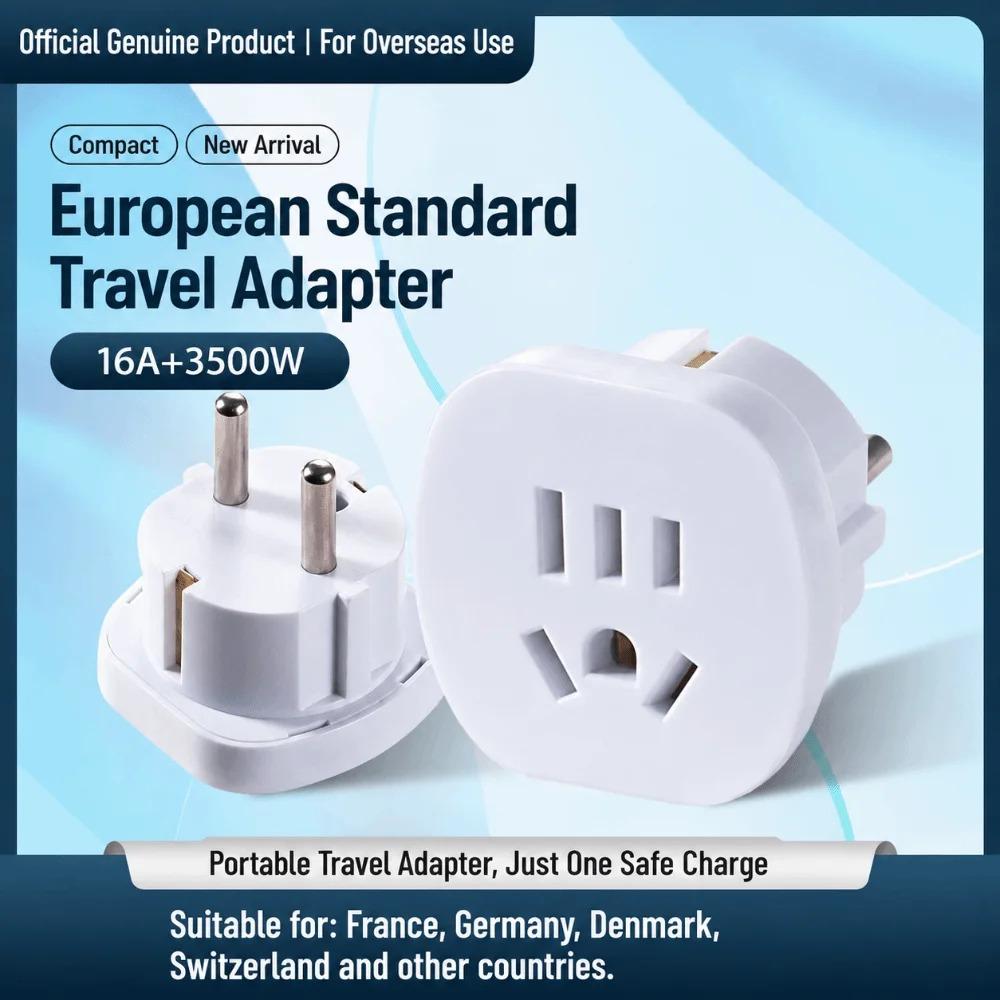 Flame Retardant Plastic Travel Wall Plug Adapter for AU, US, JP, UK, EU Worldwide Travel