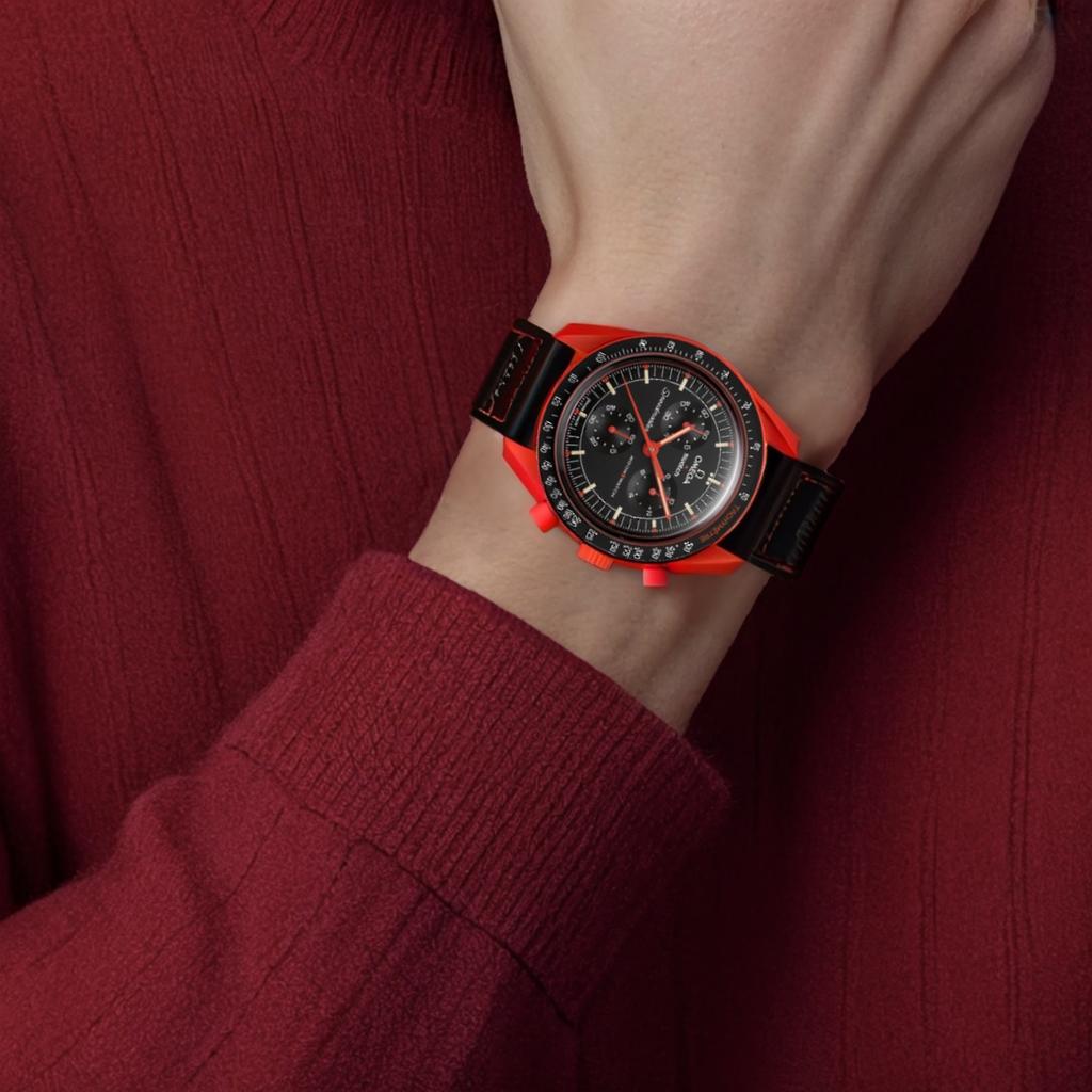 Swatch Мужские черные часы 42 мм SO33O100 SO33O100