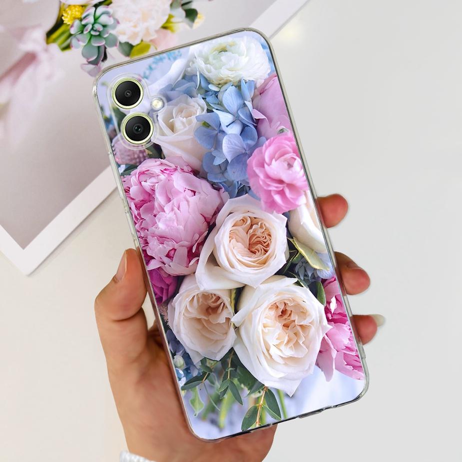 For Samsung Galaxy A05 Case SM-A055F Cute Painted Back Cover Phone Case For Samsung A05 A 05s Galaxy A05s Soft TPU Fundas Bumper