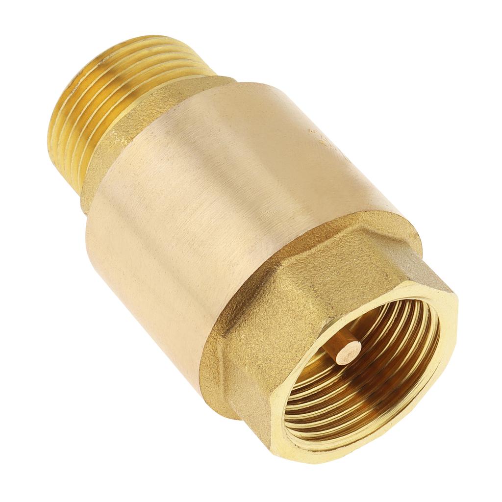 Обратный клапан с латунной наружной резьбой 3/4 дюйма для скважинных насосов / ирригационных систем / промышленных трубопроводов, односторонние обратные клапаны