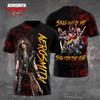Мужская футболка Рок-группа Aerosmith 3D-печать футболки Мужчины Женщины Хип-хоп Короткий рукав Футболка Оверсайз Уличная одежда Топы Одежда