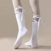 Носки для йоги и пилатеса с нескользящими подошвами для женщин, вязаные гольфы до щиколотки с завязками, носки-гольфы на шнуровке для барре, балета, танцев