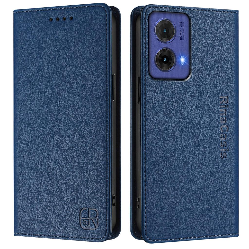 For Motorola Moto G60,G10,G20,G30,G Play,G Power,G Pure,G31,G41,G51,G62,G72...Premium PU Leather Wallet-Style Case,Shockproof & RFID-Blocking