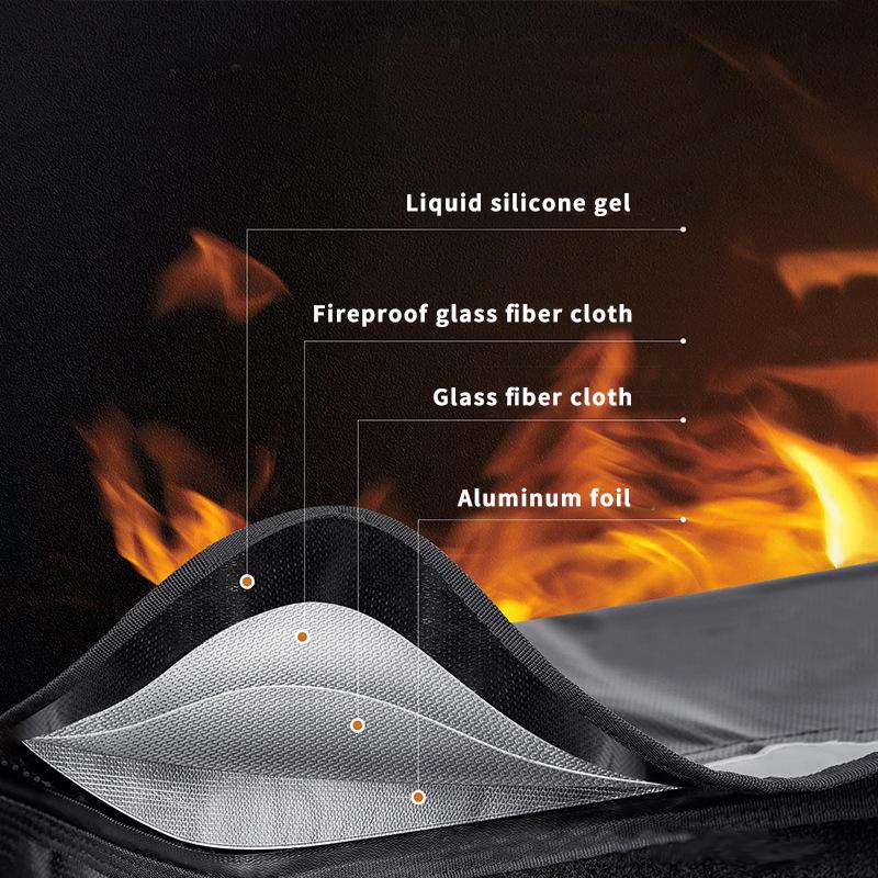 Сумка для хранения аккумулятора электровелосипеда, взрывозащищенная, огнестойкая, Lipo, с защитой при зарядке, чехол для электровелосипеда, водонепроницаемая сумка