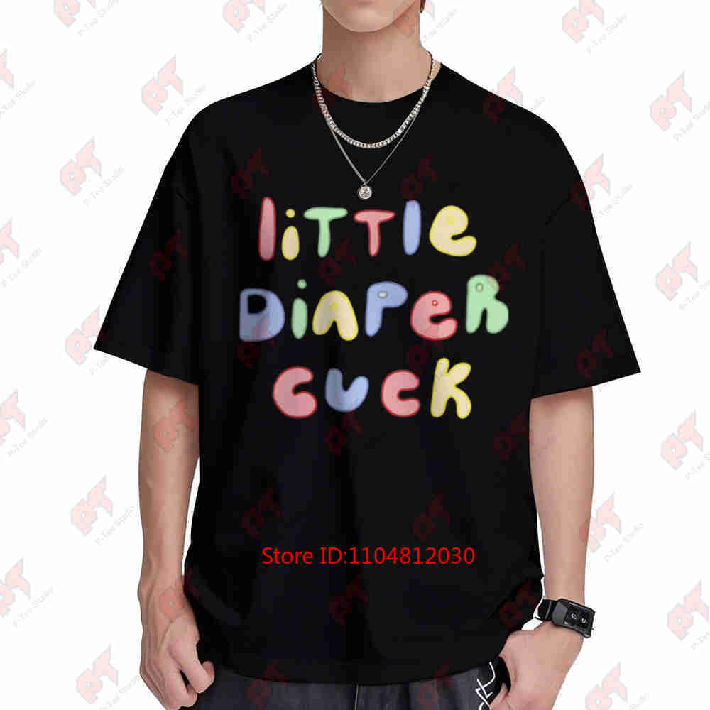 ABDL Little Diaper Cuck Short Sleeve Tee 100% Cotton T-Shirt
