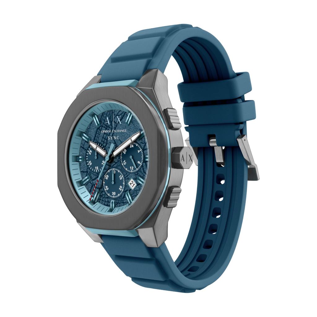 Мужские аналоговые силиконовые часы Armani Exchange AX4291