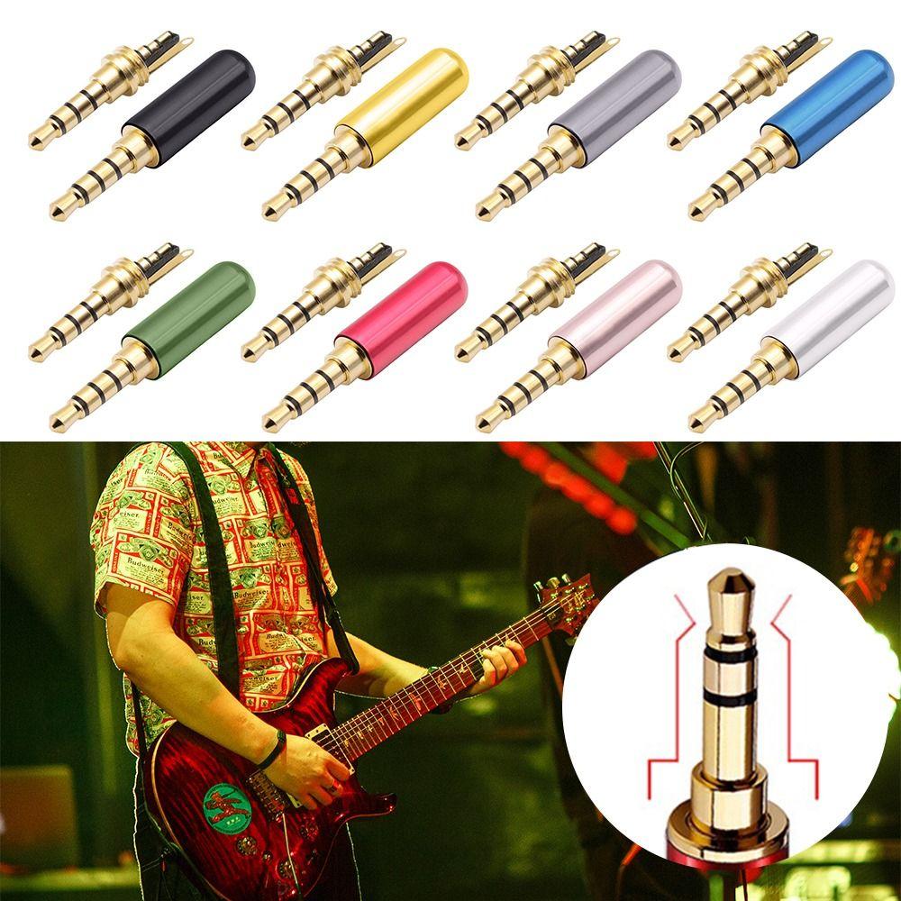 Stereo 3.5MM Plug Male Headphone Jack 4 Poles 3.5 Jack Adapter 3.5MM Stereo Audio Connector
