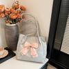 Soft Bow Shoulder Bag Large Capacity Casual Handheld Bag Women's Shoulder Bag  Casual Wear