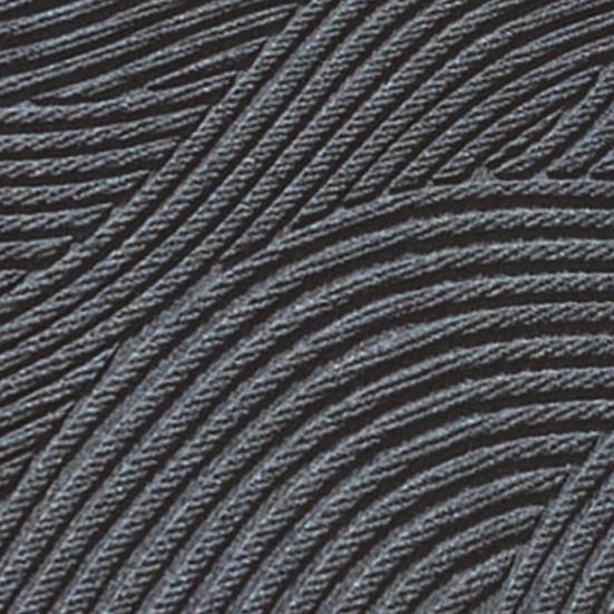 Door Mat Removes Dirt Recycled Anti-Slip Base Cuttable Geometric Pattern Indoor/Outdoor Use Entrance Rug for Kitchen Garage